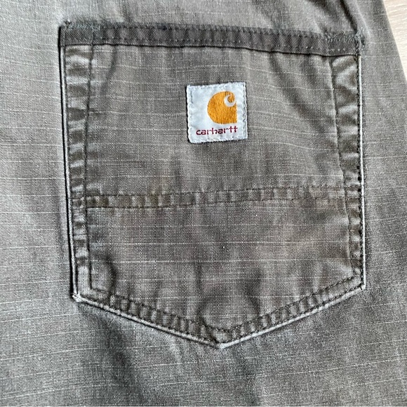 Vintage Carhartt 44/32 Canvas Carpenter pants durable workwear - Picture 5 of 10